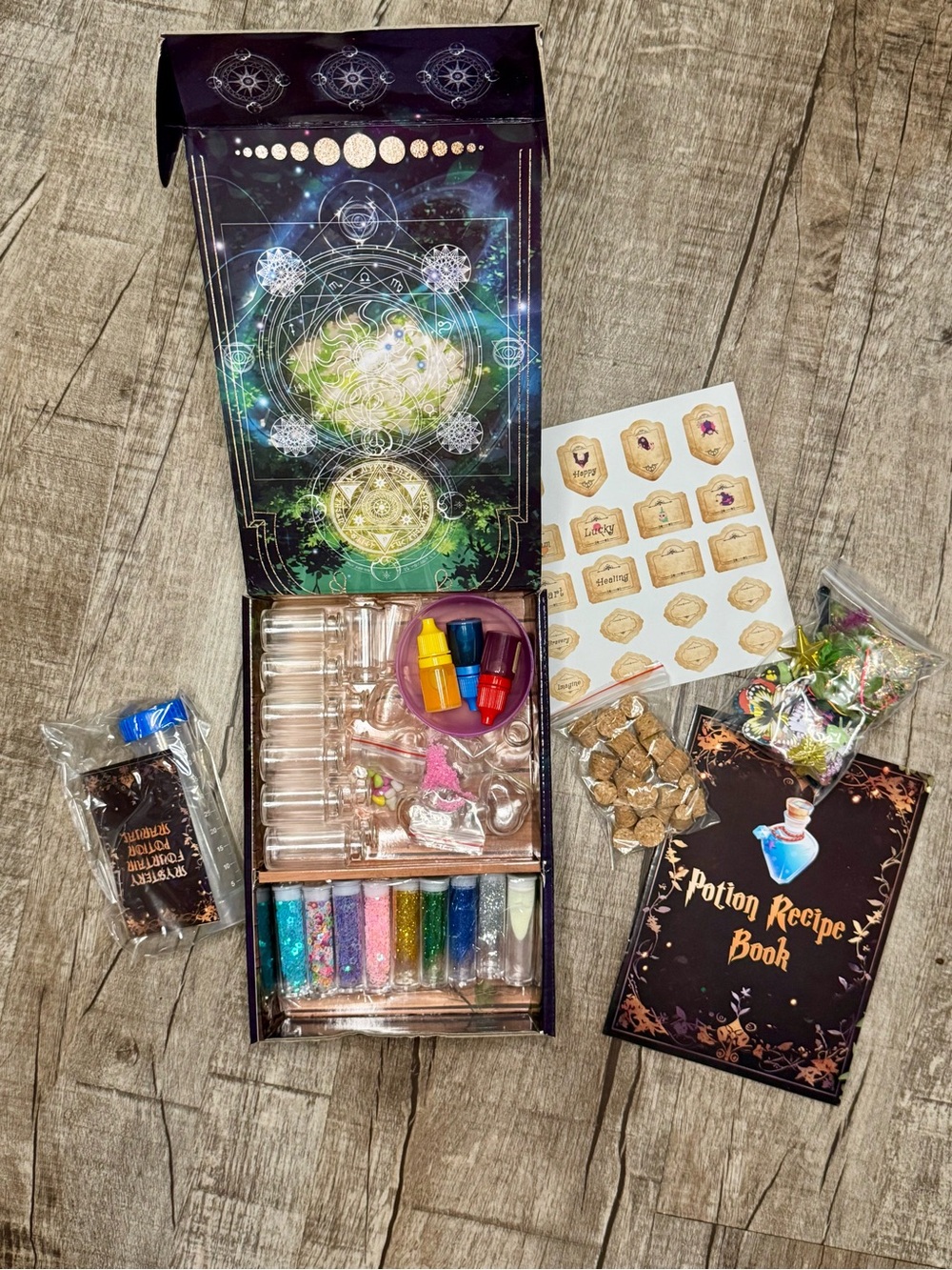 Dioju DIY‎ Magical Potion Making Kit Kids Craft Set Glitter Crystals Age 6+